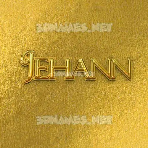 jehann in All Gold style - 3D name wallpaper jehann in All Gold style - 3D name wallpaper