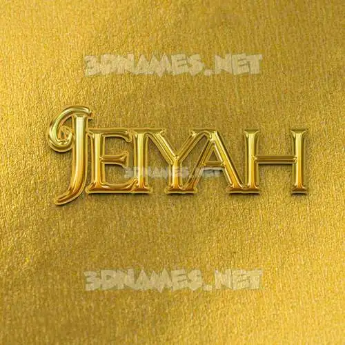 jeiyah in All Gold style - 3D name wallpaper jeiyah in All Gold style - 3D name wallpaper