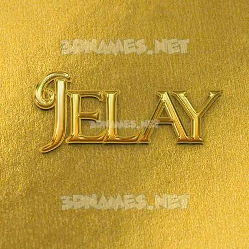 jelay in All Gold style - 3D name wallpaper jelay in All Gold style - 3D name wallpaper