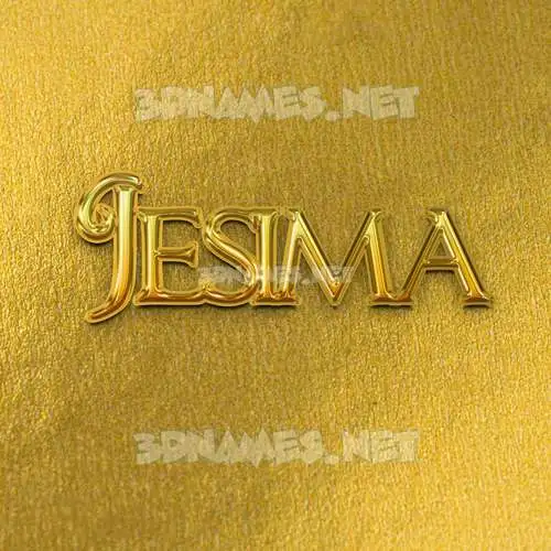 jesima in All Gold style - 3D name wallpaper jesima in All Gold style - 3D name wallpaper