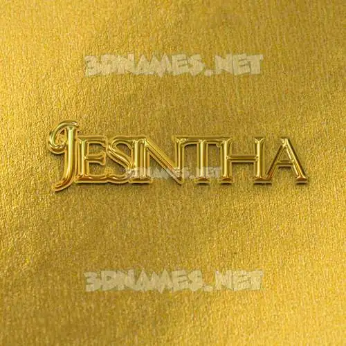 jesintha in All Gold style - 3D name wallpaper jesintha in All Gold style - 3D name wallpaper