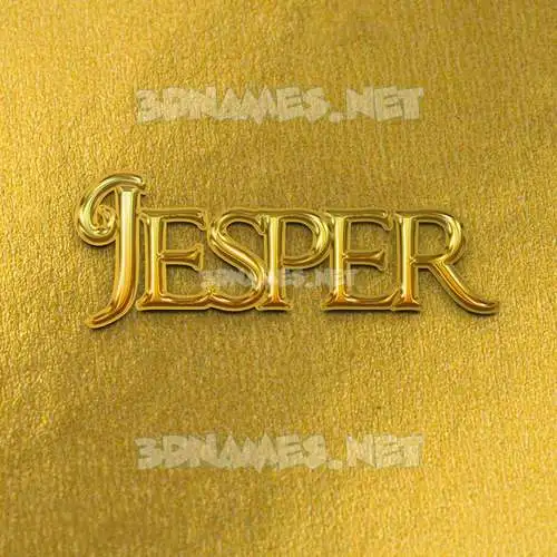 jesper in All Gold style - 3D name wallpaper jesper in All Gold style - 3D name wallpaper