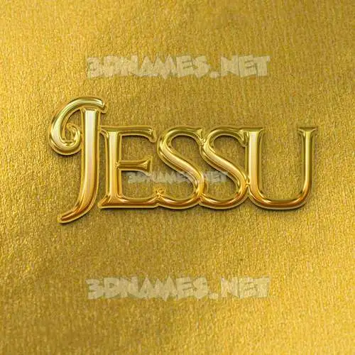 jessu in All Gold style - 3D name wallpaper jessu in All Gold style - 3D name wallpaper