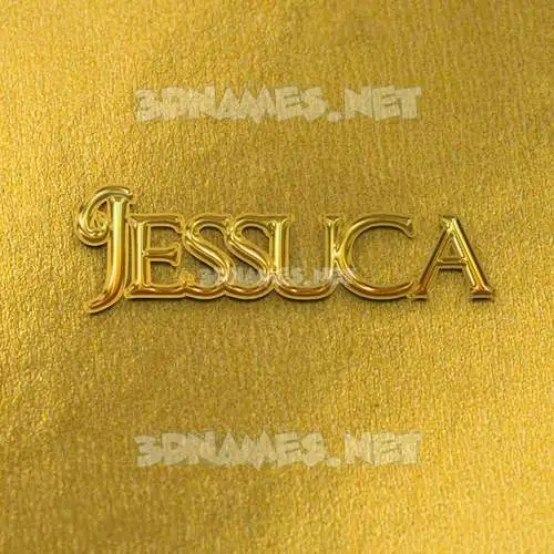jessuca in All Gold style - 3D name wallpaper jessuca in All Gold style - 3D name wallpaper