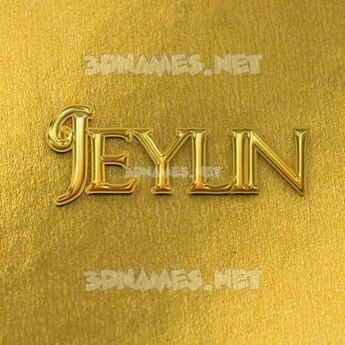 jeylin in All Gold style - 3D name wallpaper jeylin in All Gold style - 3D name wallpaper