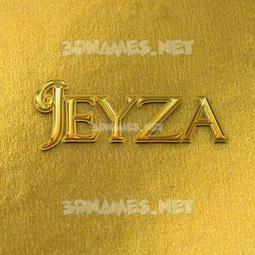 jeyza in All Gold style - 3D name wallpaper jeyza in All Gold style - 3D name wallpaper