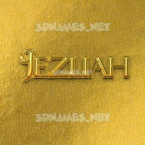 jezliah in All Gold style - 3D name wallpaper jezliah in All Gold style - 3D name wallpaper