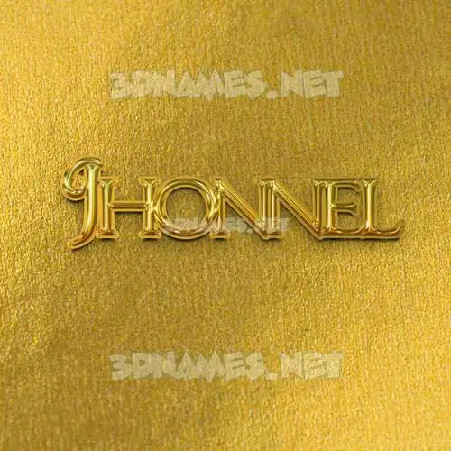 jhonnel in All Gold style - 3D name wallpaper jhonnel in All Gold style - 3D name wallpaper