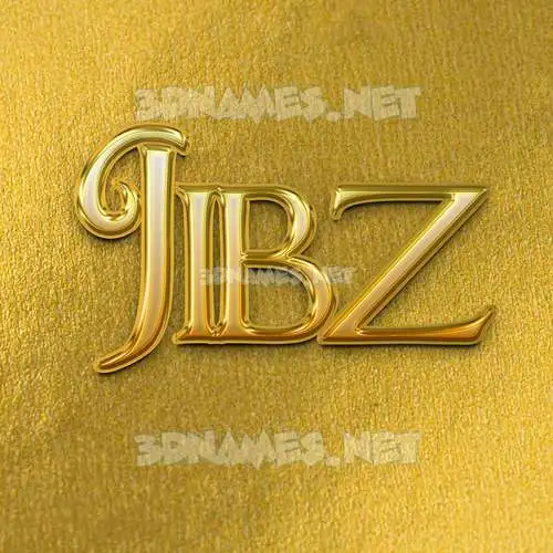jibz in All Gold style - 3D name wallpaper jibz in All Gold style - 3D name wallpaper