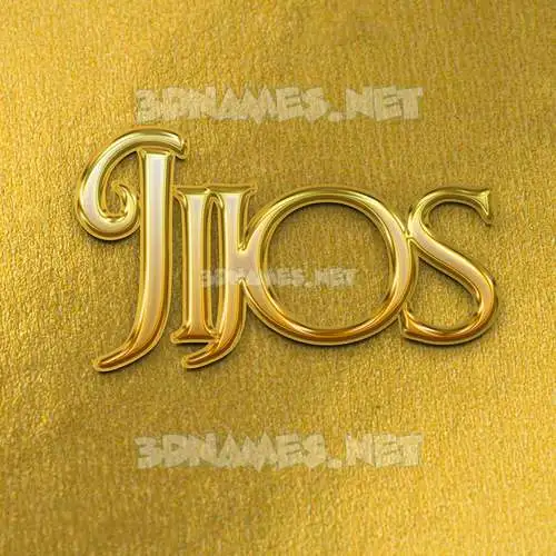 jijos in All Gold style - 3D name wallpaper jijos in All Gold style - 3D name wallpaper