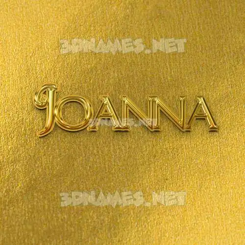 joanna in All Gold style - 3D name wallpaper joanna in All Gold style - 3D name wallpaper
