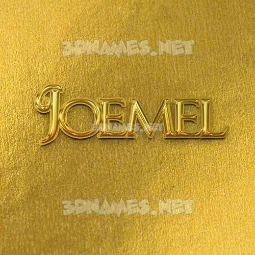 joemel in All Gold style - 3D name wallpaper joemel in All Gold style - 3D name wallpaper