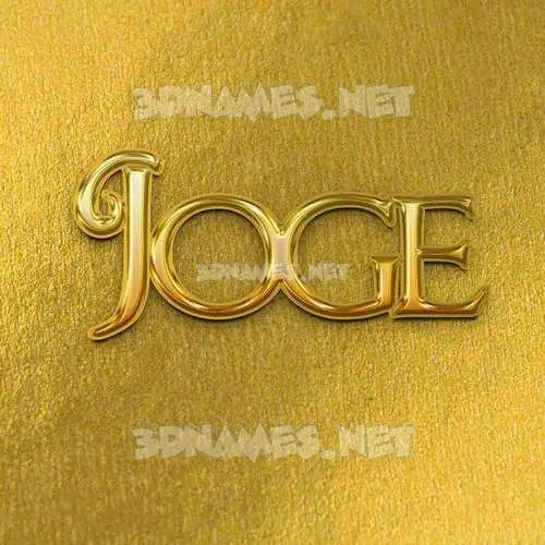 joge in All Gold style - 3D name wallpaper joge in All Gold style - 3D name wallpaper