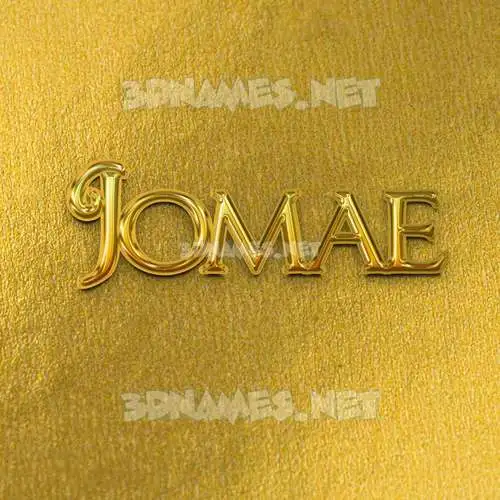 jomae in All Gold style - 3D name wallpaper jomae in All Gold style - 3D name wallpaper
