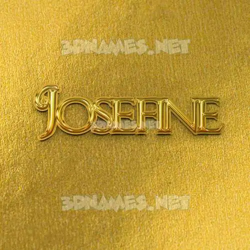 josefine in All Gold style - 3D name wallpaper josefine in All Gold style - 3D name wallpaper