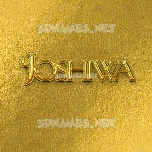 joshiwa in All Gold style - 3D name wallpaper joshiwa in All Gold style - 3D name wallpaper
