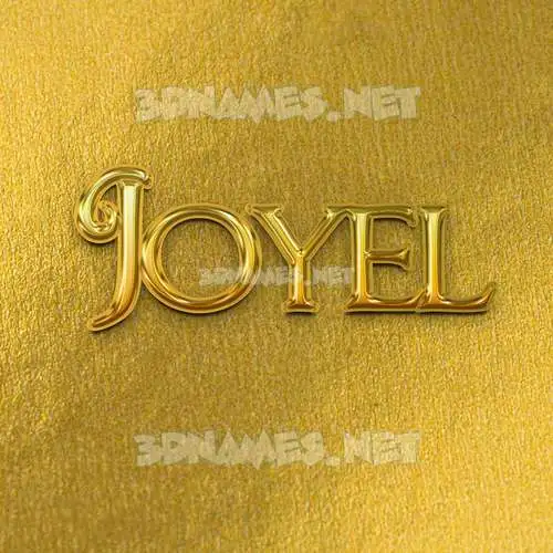 joyel in All Gold style - 3D name wallpaper joyel in All Gold style - 3D name wallpaper