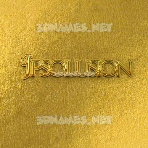 jpsolusion in All Gold style - 3D name wallpaper jpsolusion in All Gold style - 3D name wallpaper