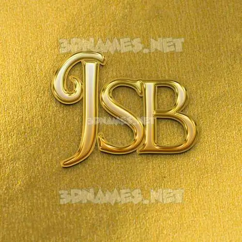 jsb in All Gold style - 3D name wallpaper jsb in All Gold style - 3D name wallpaper