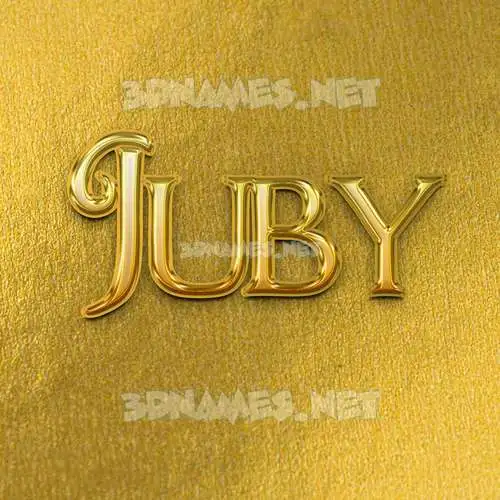juby in All Gold style - 3D name wallpaper juby in All Gold style - 3D name wallpaper