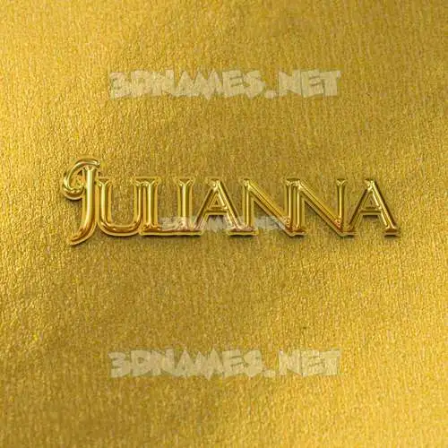 julianna in All Gold style - 3D name wallpaper julianna in All Gold style - 3D name wallpaper