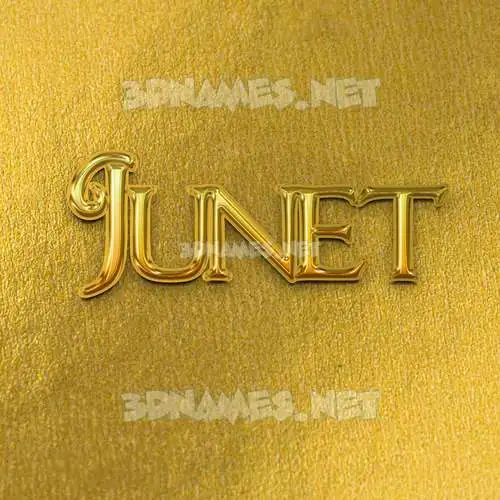 junet in All Gold style - 3D name wallpaper junet in All Gold style - 3D name wallpaper