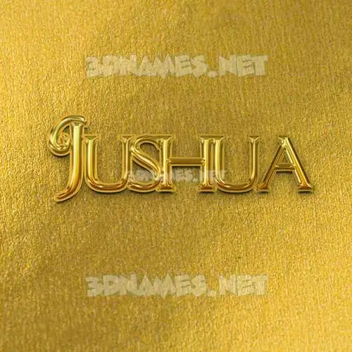 jushua in All Gold style - 3D name wallpaper jushua in All Gold style - 3D name wallpaper