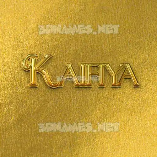 kaifiya in All Gold style - 3D name wallpaper kaifiya in All Gold style - 3D name wallpaper
