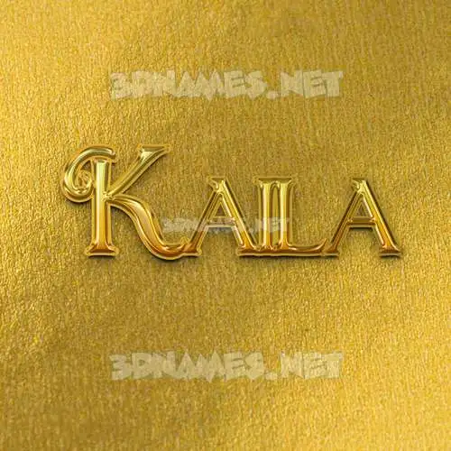 kaila in All Gold style - 3D name wallpaper kaila in All Gold style - 3D name wallpaper