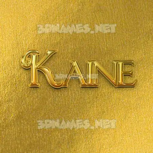 kaine in All Gold style - 3D name wallpaper kaine in All Gold style - 3D name wallpaper