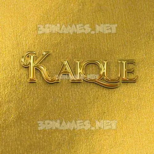 kaique in All Gold style - 3D name wallpaper kaique in All Gold style - 3D name wallpaper