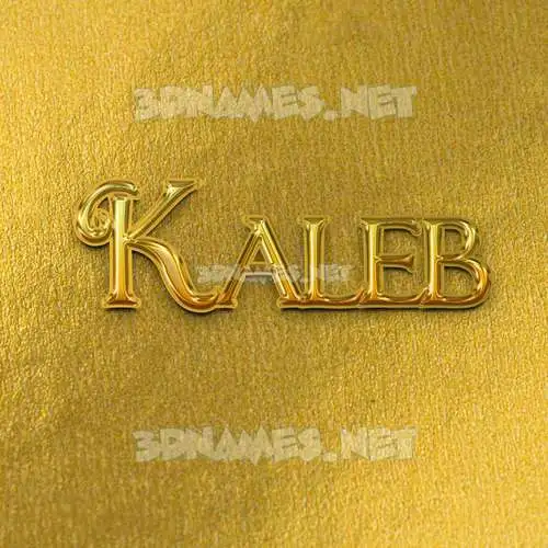 kaleb in All Gold style - 3D name wallpaper kaleb in All Gold style - 3D name wallpaper