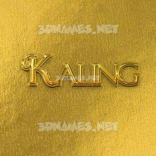 kaling in All Gold style - 3D name wallpaper kaling in All Gold style - 3D name wallpaper