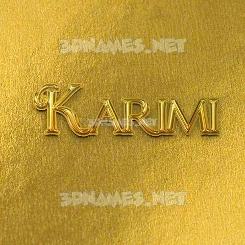 karimi in All Gold style - 3D name wallpaper karimi in All Gold style - 3D name wallpaper