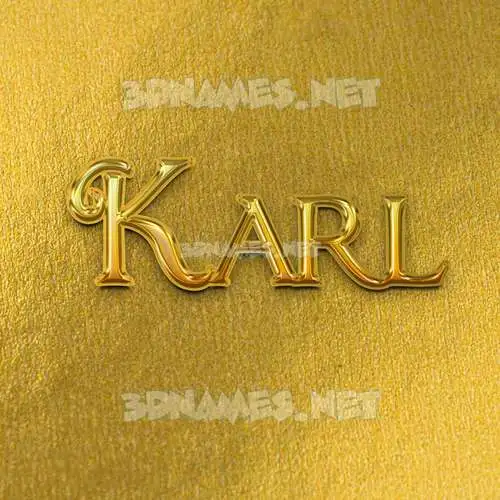 karl in All Gold style - 3D name wallpaper karl in All Gold style - 3D name wallpaper