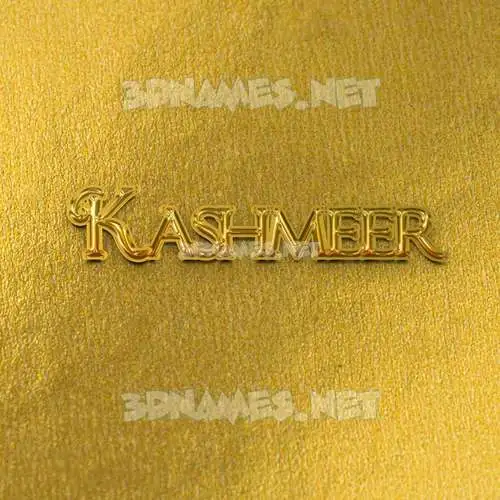 kashmeer in All Gold style - 3D name wallpaper kashmeer in All Gold style - 3D name wallpaper