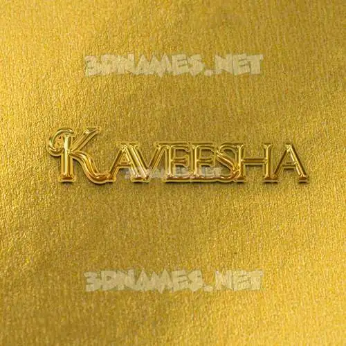 kaveesha in All Gold style - 3D name wallpaper kaveesha in All Gold style - 3D name wallpaper