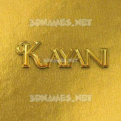 kayani in All Gold style - 3D name wallpaper kayani in All Gold style - 3D name wallpaper