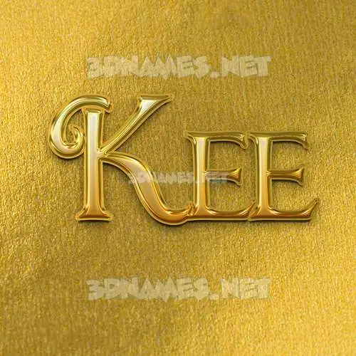 kee in All Gold style - 3D name wallpaper kee in All Gold style - 3D name wallpaper