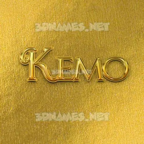 kemo in All Gold style - 3D name wallpaper kemo in All Gold style - 3D name wallpaper