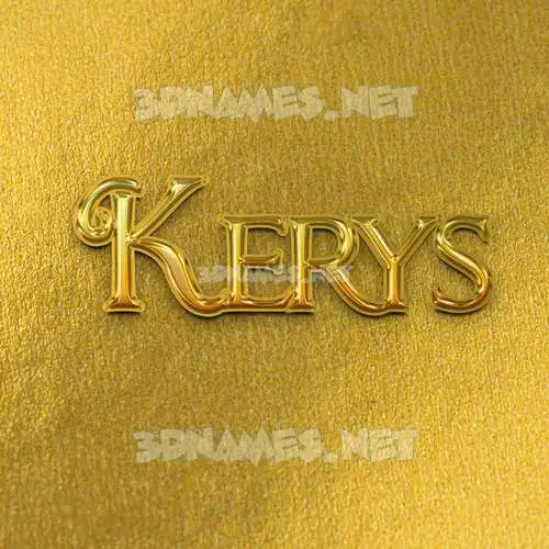 kerys in All Gold style - 3D name wallpaper kerys in All Gold style - 3D name wallpaper