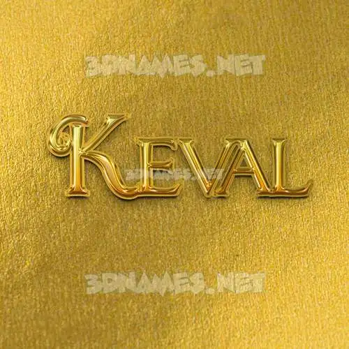 keval in All Gold style - 3D name wallpaper keval in All Gold style - 3D name wallpaper