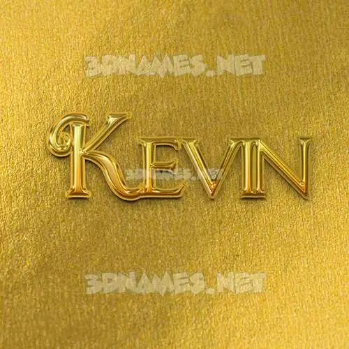 kevin in All Gold style - 3D name wallpaper kevin in All Gold style - 3D name wallpaper