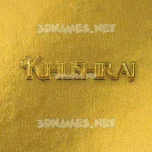 khushiraj in All Gold style - 3D name wallpaper khushiraj in All Gold style - 3D name wallpaper