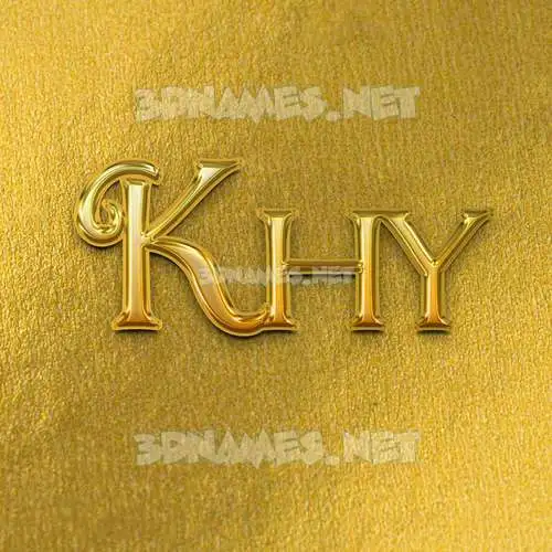 khy in All Gold style - 3D name wallpaper khy in All Gold style - 3D name wallpaper