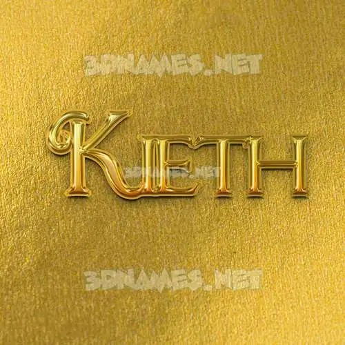 kieth in All Gold style - 3D name wallpaper kieth in All Gold style - 3D name wallpaper