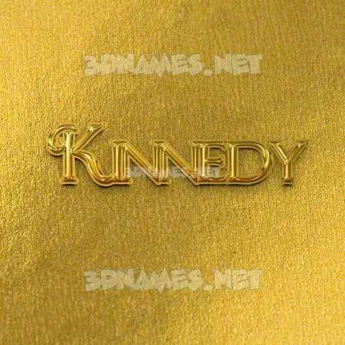 kinnedy in All Gold style - 3D name wallpaper kinnedy in All Gold style - 3D name wallpaper