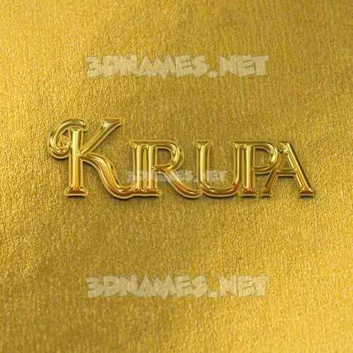 kirupa in All Gold style - 3D name wallpaper kirupa in All Gold style - 3D name wallpaper