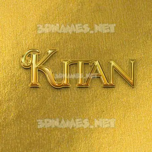 kitan in All Gold style - 3D name wallpaper kitan in All Gold style - 3D name wallpaper