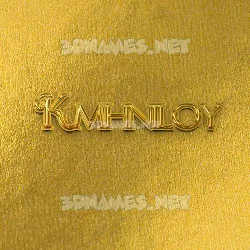 kmhniloy in All Gold style - 3D name wallpaper kmhniloy in All Gold style - 3D name wallpaper